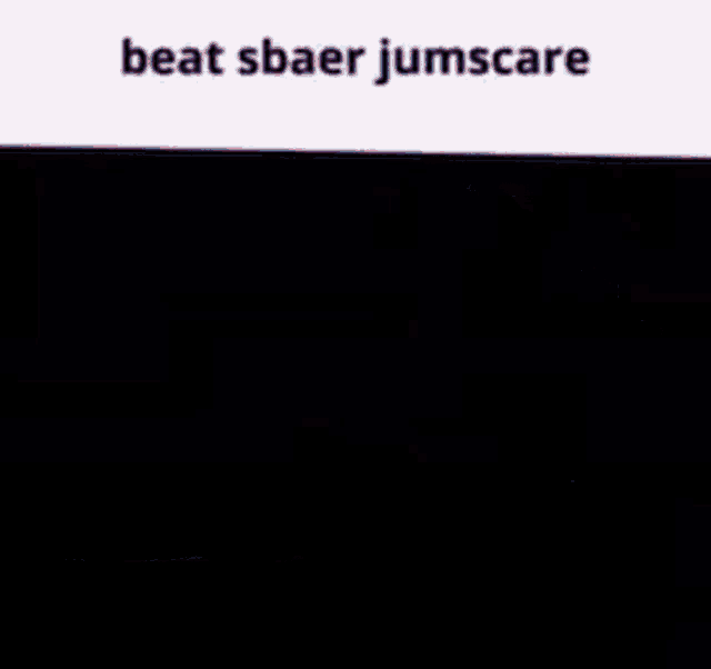a neon sign that says beat saber on a screen