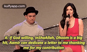 K: If God Willing, Inshaallah, Dhoom Is A Bighit, Aamir Can Dedicate A Letter To Me Thankingme For My Contribution.Gif GIF - K: If God Willing Inshaallah Dhoom Is A Bighit GIFs