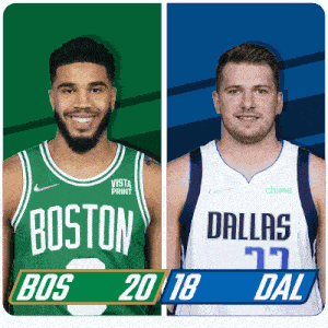Boston Celtics (20) Vs. Dallas Mavericks (18) Half-time Break GIF - Nba Basketball Nba 2021 GIFs