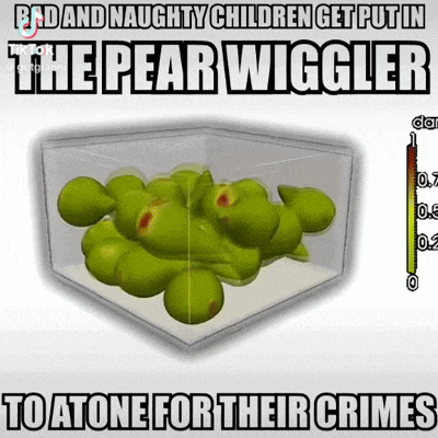 a picture of a pear wiggler in a box