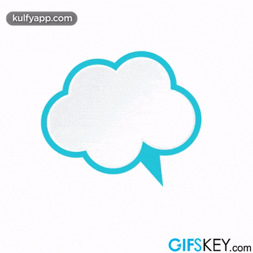a speech bubble that says good morning with a cup of coffee in it