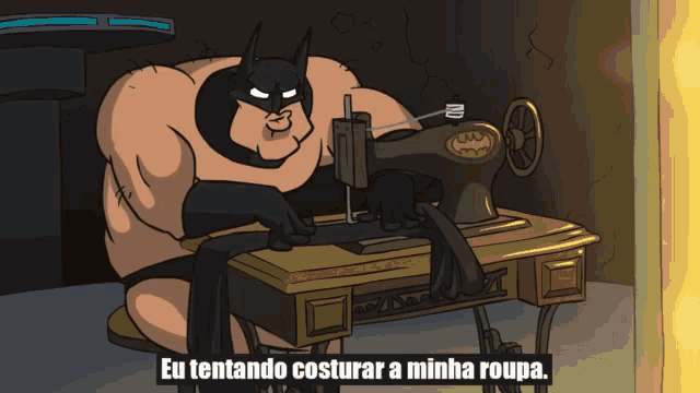 Batman Sew GIF