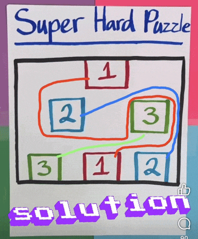 a super hard puzzle solution is shown on a white board