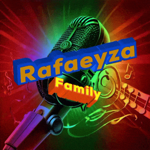a picture of a microphone with the name rafaeyza on it