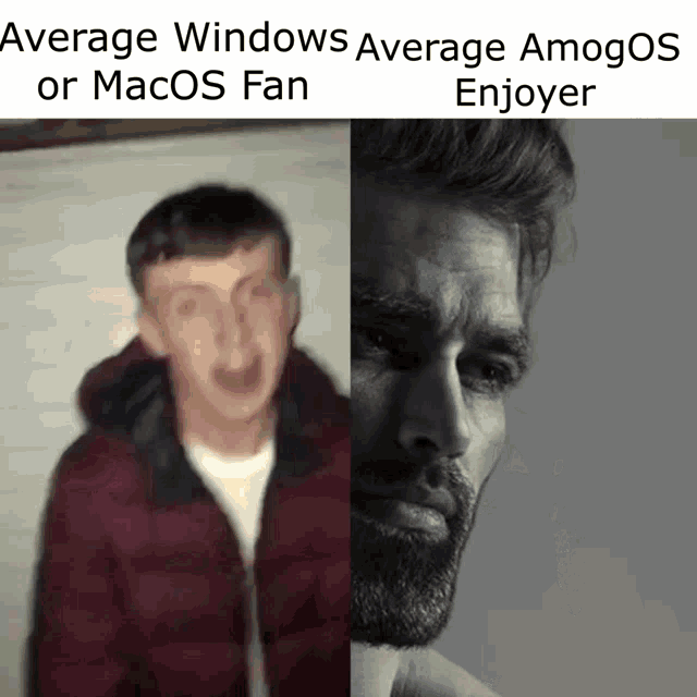 Amogus Average Windows Or Mac Os Fan Average Amog Os Enjoyer GIF - Amogus Average Windows Or Mac Os Fan Average Amog Os Enjoyer GIFs