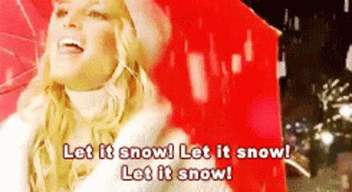 Jessica Simpson Let It Snow GIF