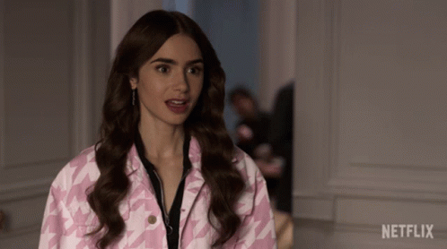Gasped Emily Cooper GIF - Gasped Emily Cooper Lily Collins GIFs