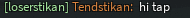 a blurred image of the words " losersikan " and " tendsikan "
