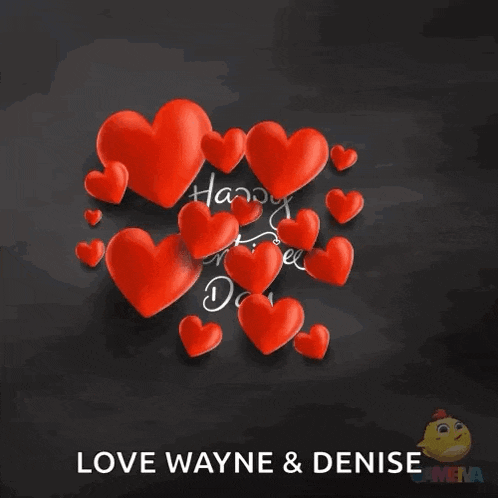 happy valentine 's day love wayne and denise camera
