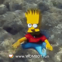 Bart Simpson Underwater GIF - Bart Simpson Underwater Shrongoose GIFs