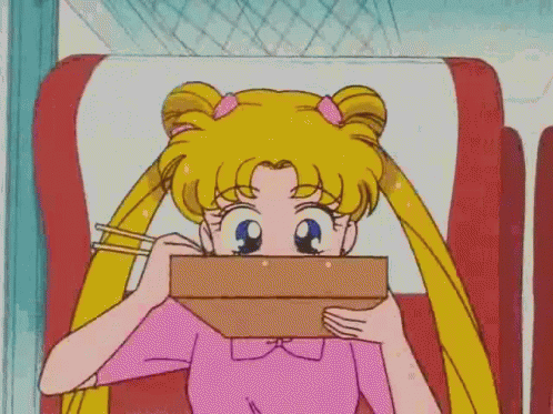 Sailor Moon Eating GIF - Sailor Moon Eating Munching GIFs