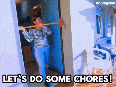 Chores Housework GIF - Chores Housework Sweep GIFs