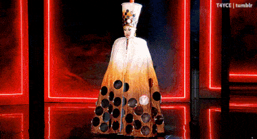 a person in a costume that says t4yce tumblr on the bottom