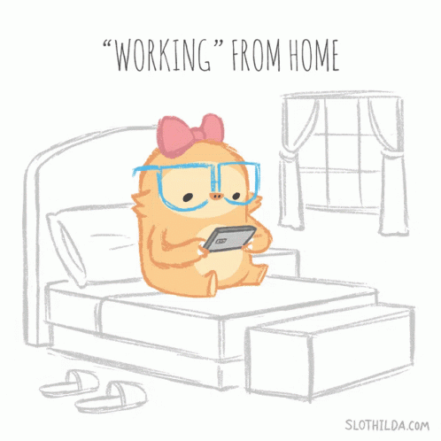 Working From Home Sloth GIF - Working From Home Sloth On The Phone GIFs