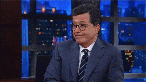 Nope GIF - Stephen Colbert Head Shake No GIFs