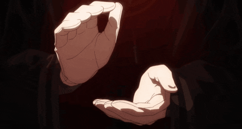 a close up of a person 's hand with a glove on