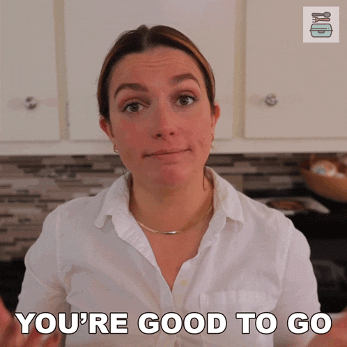You'Re Good To Go Emily Brewster GIF - You'Re Good To Go Emily Brewster Foodbox Hq GIFs