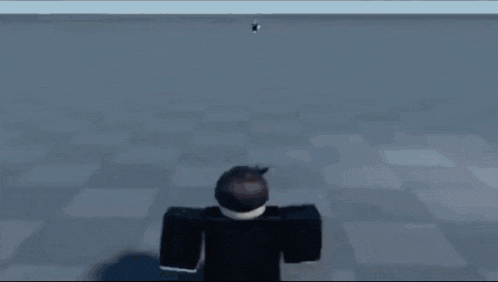 a cartoon character is standing in front of a large explosion .