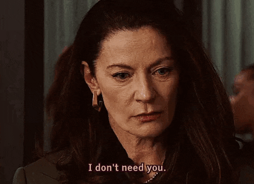 Law Order Svu Michelle Gomez GIF - Law Order Svu Michelle Gomez I Dont Need You GIFs