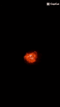 a screen shot of an explosion with a red exclamation point