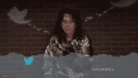 Alice Cooper Mean Tweets GIF - Alice Cooper Mean Tweets Jimmy Kimmel GIFs