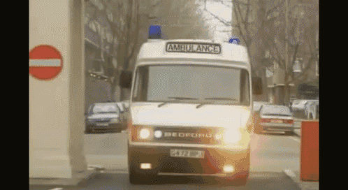 Ambulance Mr Bean GIF - Ambulance Mr Bean London GIFs