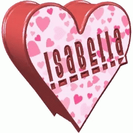 Isabella Name GIF - Isabella Name Heart GIFs
