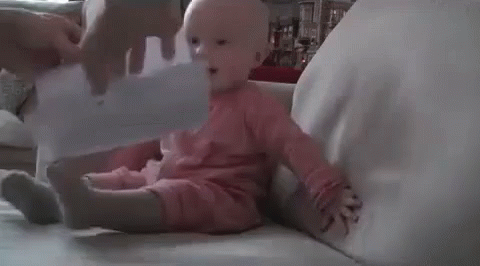Baby Laughing GIF - Baby Happy Paper GIFs