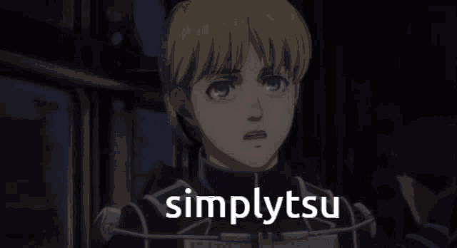a picture of a boy with the word simplytsu on the bottom right