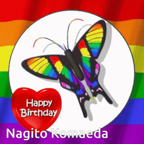 Happy Birthday Gay Birthday GIF - Happy Birthday Gay Birthday Nagito Komaeda GIFs
