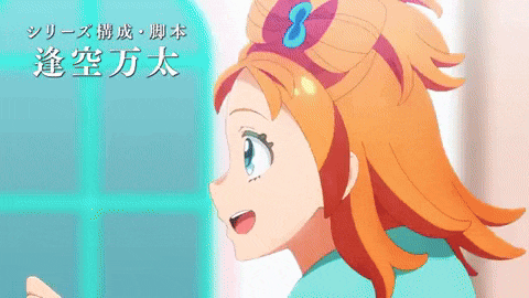 a girl with orange hair has the number 3 on her hair