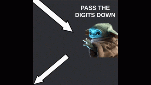 Pass The Digits Baby Yoda GIF - Pass The Digits Baby Yoda GIFs