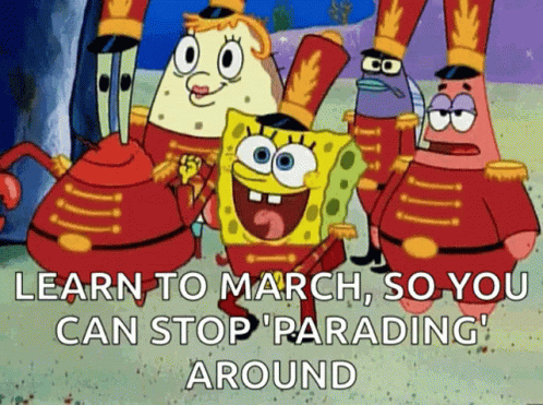 Spongebob Dancing GIF - Spongebob Dancing Learn To March GIFs