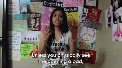 Girls On Periods GIF - Period Pad Girlsonperiod GIFs