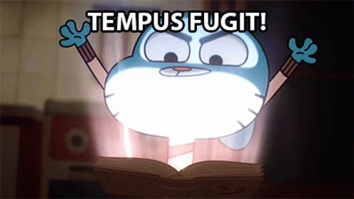 Tempus Fugit Gumball Watterson GIF - Tempus Fugit Gumball Watterson O Incrível Mundo De Gumball GIFs