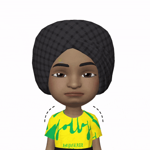 a cartoon character is wearing a yellow and green shirt that says imperial on the front