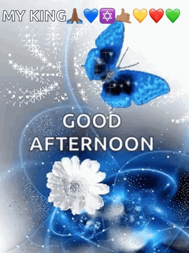 Good Afternoon GIF - Good Afternoon Blue GIFs