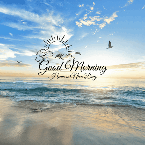 Good Morning Ocean Waves GIF - Good Morning Ocean Morning Ocean GIFs