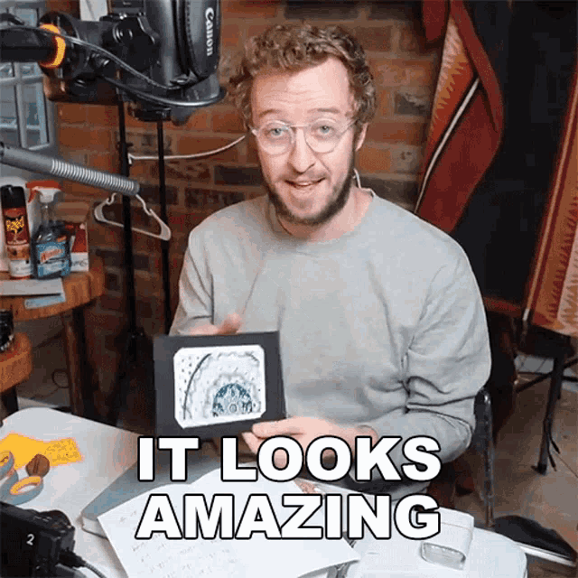 It Looks Amazing Peter Draws GIF - It Looks Amazing Peter Draws Its Awesome GIFs
