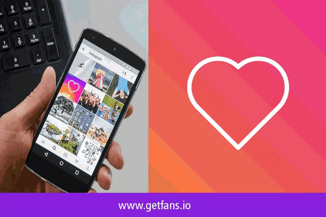 a person is holding a cell phone with the instagram app open