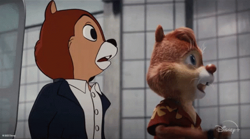 Shocked Chip N Dale Rescue Rangers GIF - Shocked Chip N Dale Rescue Rangers Surprised GIFs