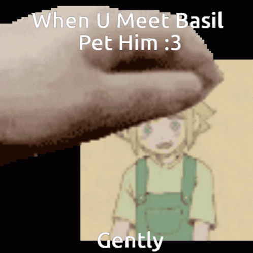 Omori Pet Basil GIF - Omori Pet Basil GIFs