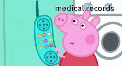 Medical Records Hang Up GIF - Medical Records Hang Up Peppa Pig GIFs