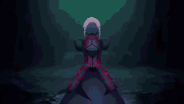 a purple and red background with a few lines