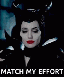 Maleficent Match My Effort GIF - Maleficent Match My Effort Smiling GIFs