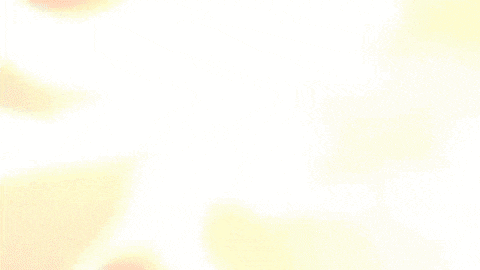 a close up of a person 's face with a yellow background and a blurred background .