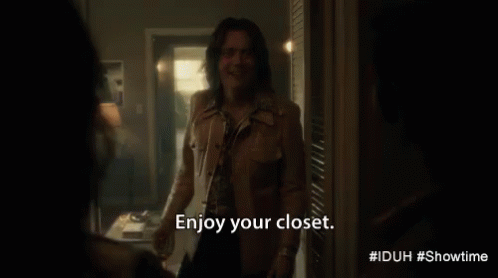 In The Closet GIF - Iduh Showtime Im Dying Up Here GIFs