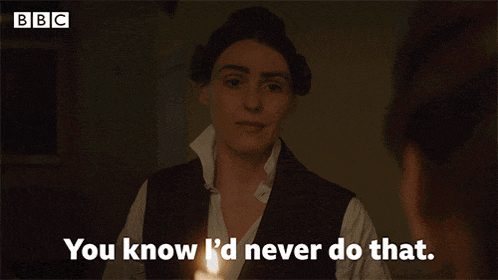 a woman says " you know i 'd never do that " while holding a lit candle