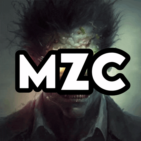 a picture of a monster with the word mzc written on it