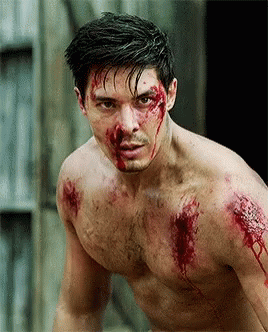 Lewis Tan Fight GIF - Lewis Tan Fight Wounded GIFs